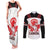 Custom Canada Lacrosse Couples Matching Tank Maxi Dress and Long Sleeve Button Shirt Go Champions Maple Leaf