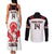Custom Canada Lacrosse Couples Matching Tank Maxi Dress and Long Sleeve Button Shirt Go Champions Maple Leaf