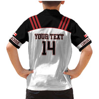 Custom Canada Lacrosse Family Matching Mermaid Dress and Hawaiian Shirt Go Champions Maple Leaf