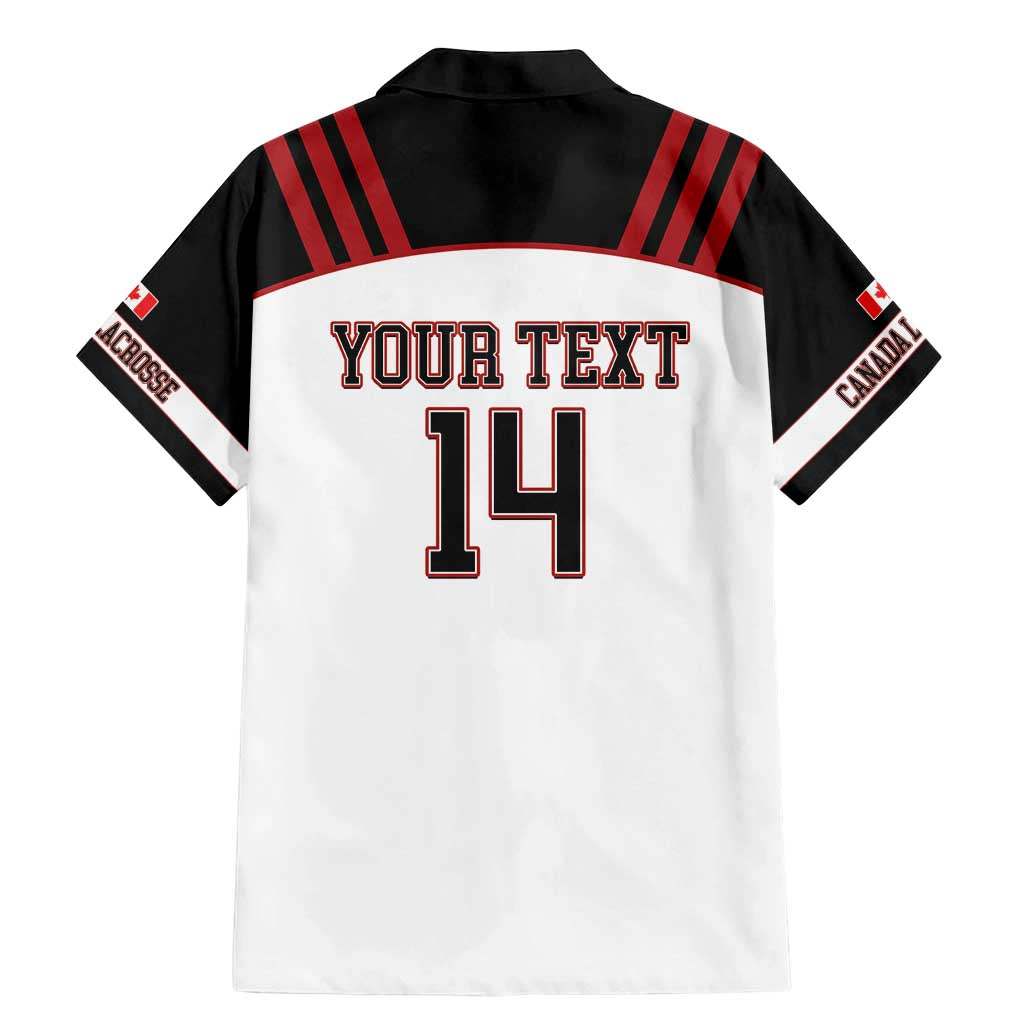 Custom Canada Lacrosse Family Matching Mermaid Dress and Hawaiian Shirt Go Champions Maple Leaf