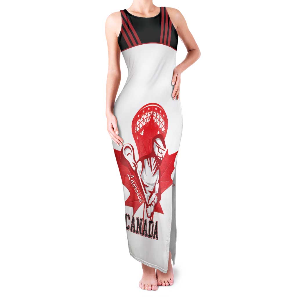 Custom Canada Lacrosse Family Matching Tank Maxi Dress and Hawaiian Shirt Go Champions Maple Leaf