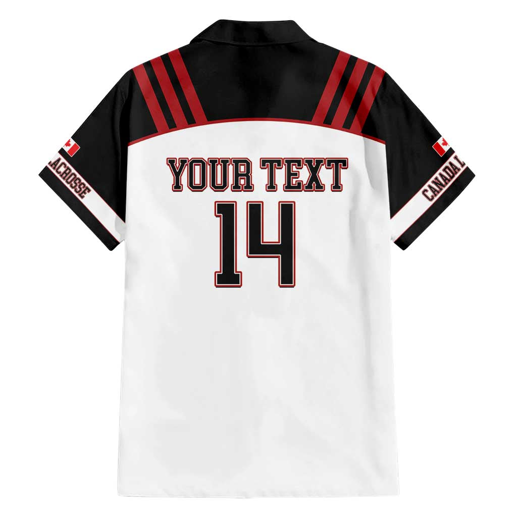 Custom Canada Lacrosse Hawaiian Shirt Go Champions Maple Leaf