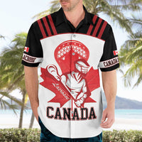 Custom Canada Lacrosse Hawaiian Shirt Go Champions Maple Leaf
