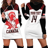 Custom Canada Lacrosse Hoodie Dress Go Champions Maple Leaf