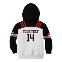 Custom Canada Lacrosse Kid Hoodie Go Champions Maple Leaf