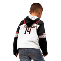 Custom Canada Lacrosse Kid Hoodie Go Champions Maple Leaf