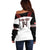 Custom Canada Lacrosse Off Shoulder Sweater Go Champions Maple Leaf