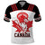 Custom Canada Lacrosse Polo Shirt Go Champions Maple Leaf