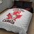Custom Canada Lacrosse Quilt Bed Set Go Champions Maple Leaf