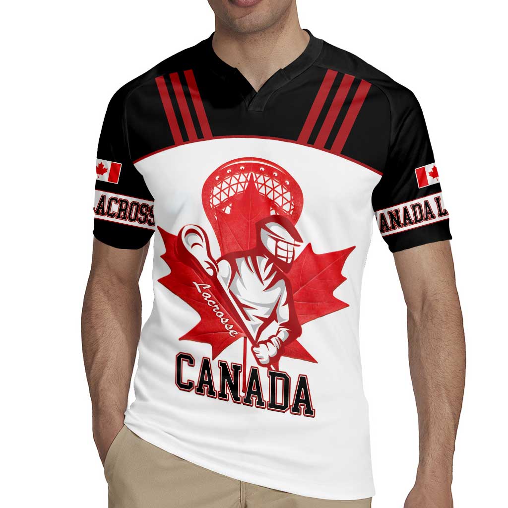 Custom Canada Lacrosse Rugby Jersey Go Champions Maple Leaf