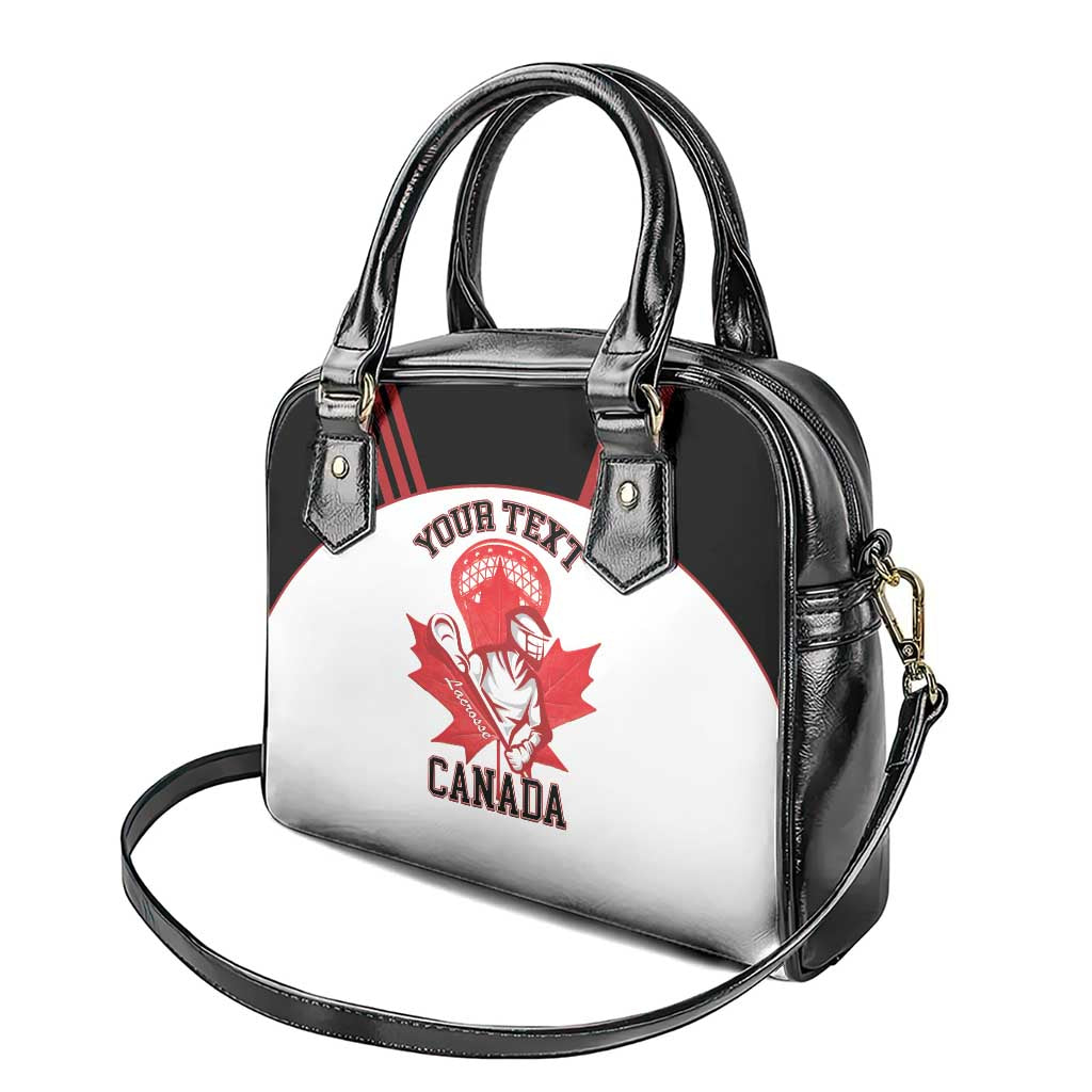 Custom Canada Lacrosse Shoulder Handbag Go Champions Maple Leaf