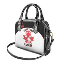 Custom Canada Lacrosse Shoulder Handbag Go Champions Maple Leaf