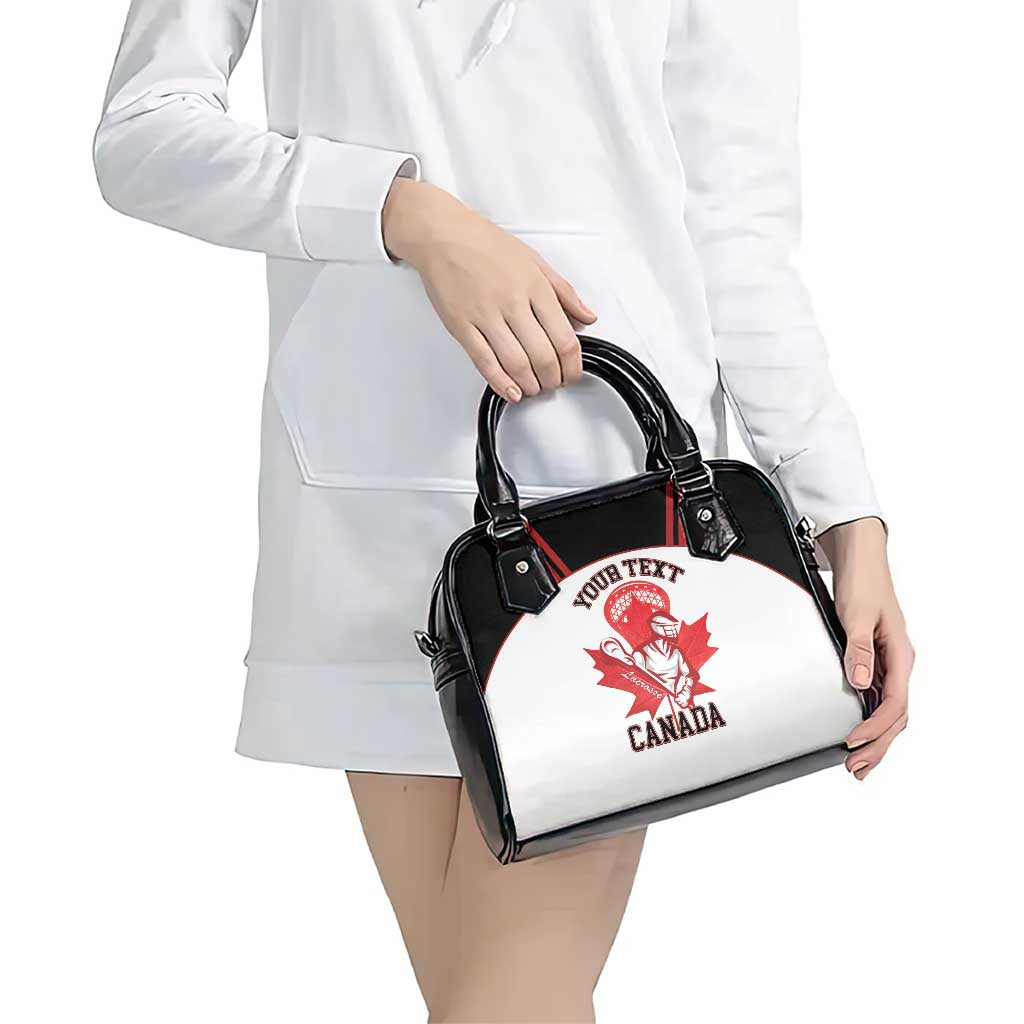 Custom Canada Lacrosse Shoulder Handbag Go Champions Maple Leaf