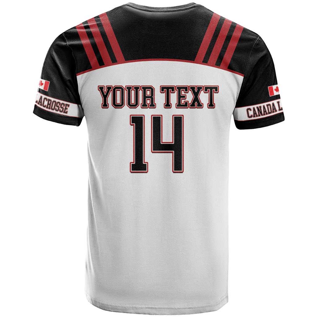 Custom Canada Lacrosse T Shirt Go Champions Maple Leaf