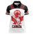 Custom Canada Lacrosse Women Polo Shirt Go Champions Maple Leaf