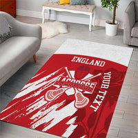 Custom England Lacrosse Area Rug Go Champions Rose