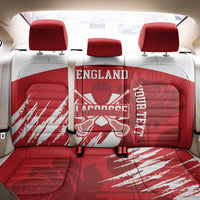 Custom England Lacrosse Back Car Seat Cover Go Champions Rose