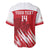 Custom England Lacrosse Baseball Jersey Go Champions Rose