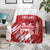 Custom England Lacrosse Blanket Go Champions Rose