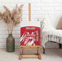 Custom England Lacrosse Canvas Wall Art Go Champions Rose