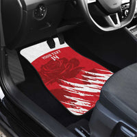 Custom England Lacrosse Car Mats Go Champions Rose