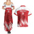 Custom England Lacrosse Couples Matching Summer Maxi Dress and Hawaiian Shirt Go Champions Rose
