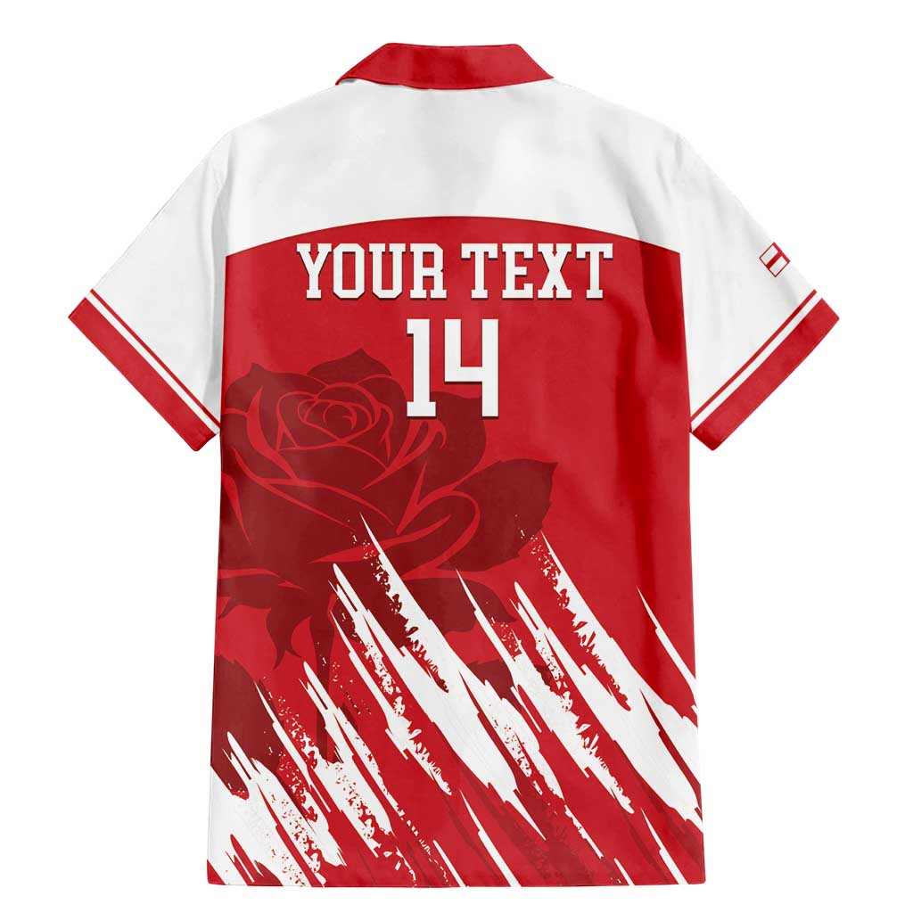 Custom England Lacrosse Family Matching Mermaid Dress and Hawaiian Shirt Go Champions Rose