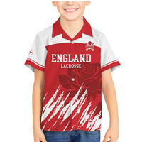 Custom England Lacrosse Family Matching Mermaid Dress and Hawaiian Shirt Go Champions Rose