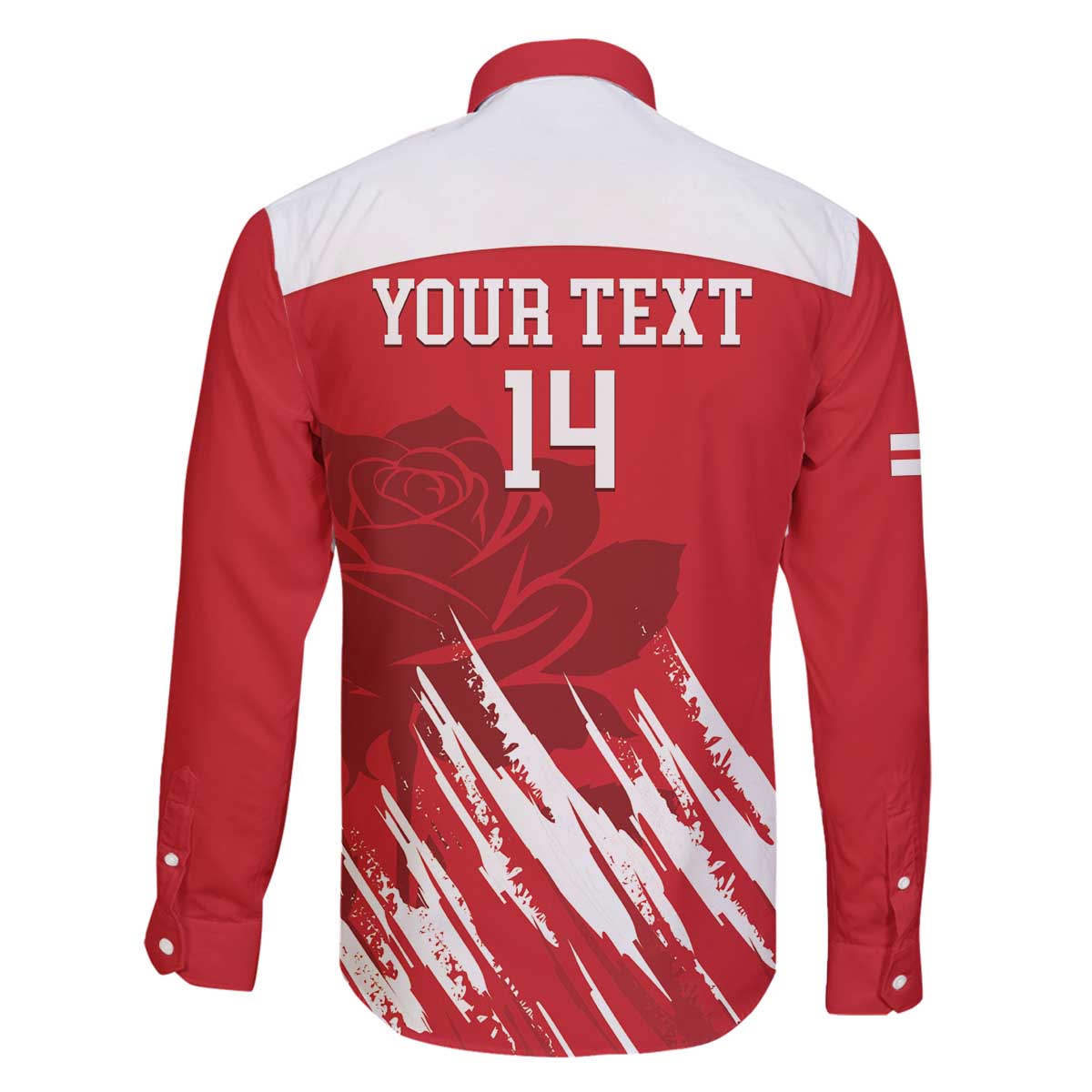 Custom England Lacrosse Family Matching Off The Shoulder Long Sleeve Dress and Hawaiian Shirt Go Champions Rose