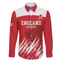 Custom England Lacrosse Family Matching Summer Maxi Dress and Hawaiian Shirt Go Champions Rose