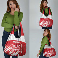 Custom England Lacrosse Grocery Bag Go Champions Rose