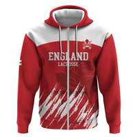 Custom England Lacrosse Hoodie Go Champions Rose