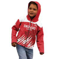 Custom England Lacrosse Kid Hoodie Go Champions Rose