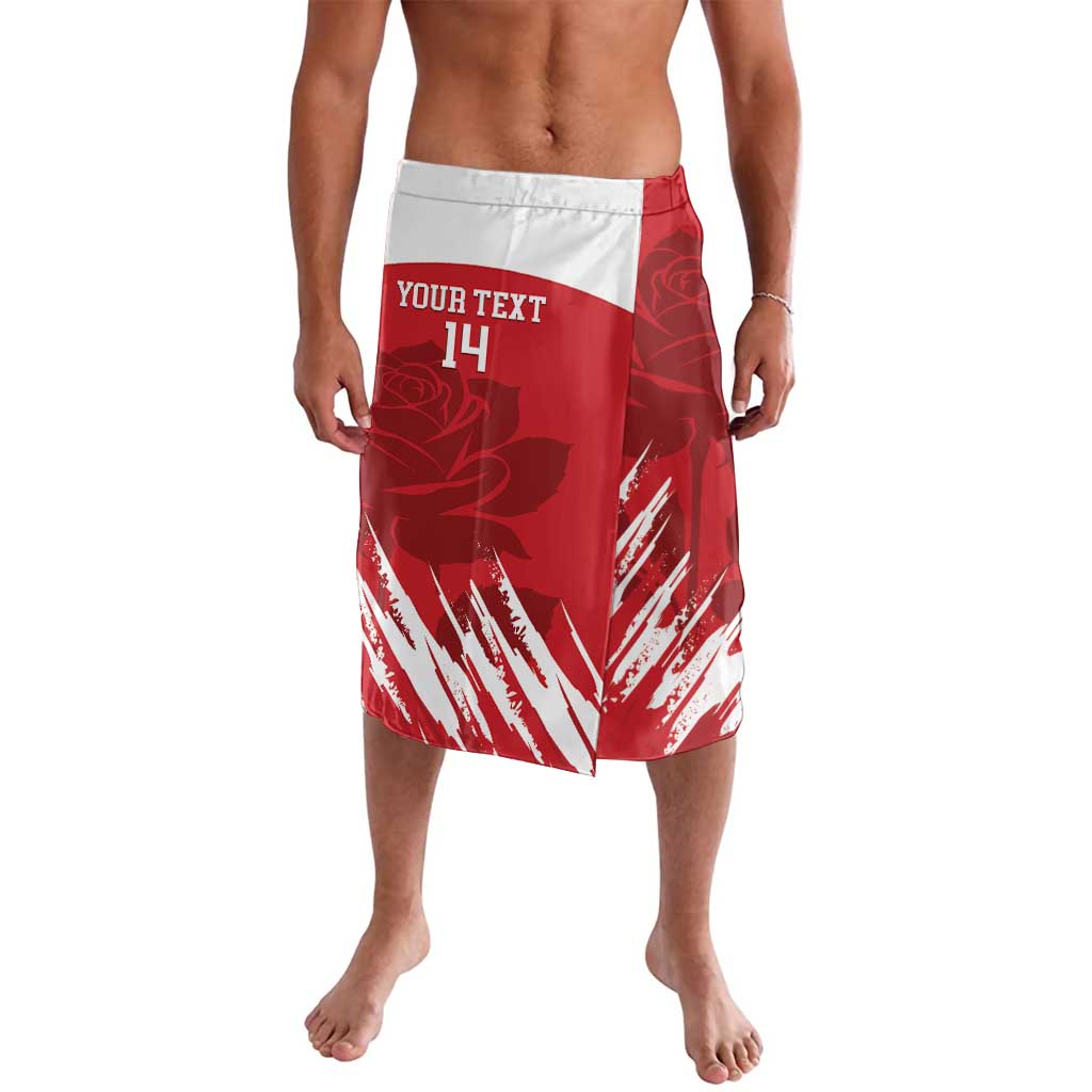 Custom England Lacrosse Lavalava Go Champions Rose