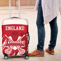 Custom England Lacrosse Luggage Cover Go Champions Rose