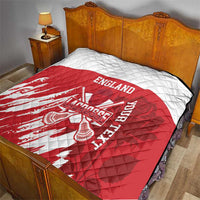 Custom England Lacrosse Quilt Go Champions Rose