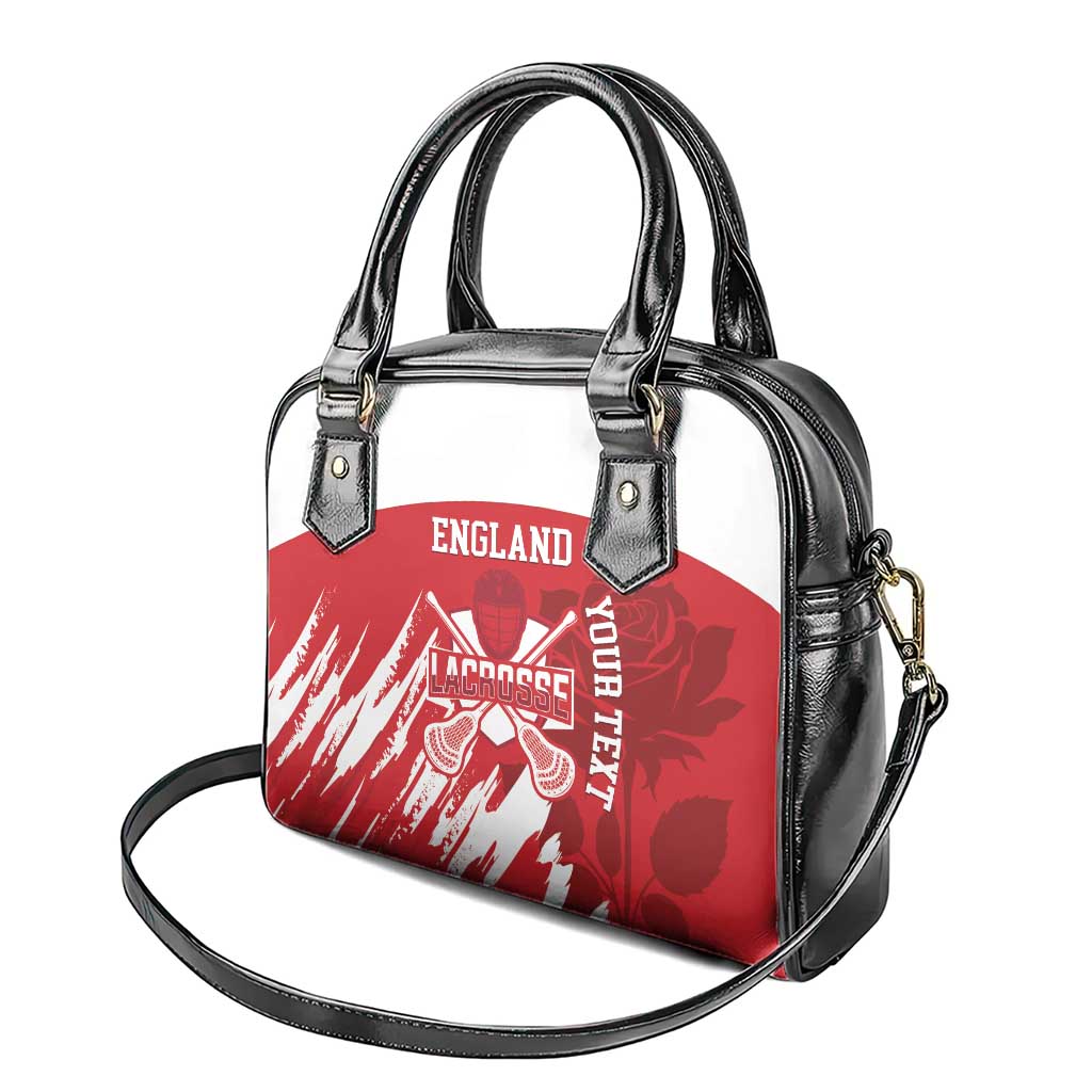 Custom England Lacrosse Shoulder Handbag Go Champions Rose