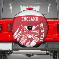 Custom England Lacrosse Spare Tire Cover Go Champions Rose