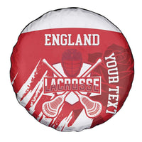 Custom England Lacrosse Spare Tire Cover Go Champions Rose