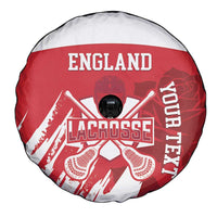 Custom England Lacrosse Spare Tire Cover Go Champions Rose