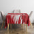 Custom England Lacrosse Tablecloth Go Champions Rose