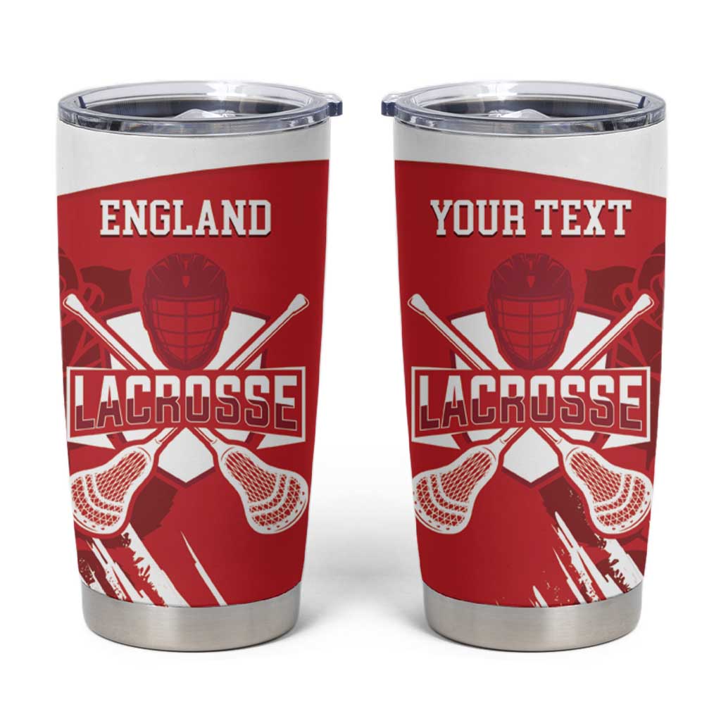 Custom England Lacrosse Tumbler Cup Go Champions Rose