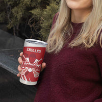 Custom England Lacrosse Tumbler Cup Go Champions Rose