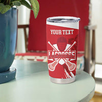 Custom England Lacrosse Tumbler Cup Go Champions Rose