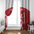 Custom England Lacrosse Window Curtain Go Champions Rose