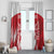 Custom England Lacrosse Window Curtain Go Champions Rose