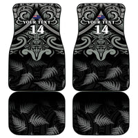 Custom New Zealand Silver Fern Rugby Car Mats All Black Since 1892 Aotearoa Moko Maori - Wonder Print Shop