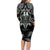 Custom New Zealand Silver Fern Rugby Family Matching Long Sleeve Bodycon Dress and Hawaiian Shirt All Black Since 1892 Aotearoa Moko Maori - Wonder Print Shop