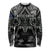 Custom New Zealand Silver Fern Rugby Long Sleeve Shirt All Black Since 1892 Aotearoa Moko Maori - Wonder Print Shop
