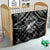 Custom New Zealand Silver Fern Rugby Quilt All Black Since 1892 Aotearoa Moko Maori